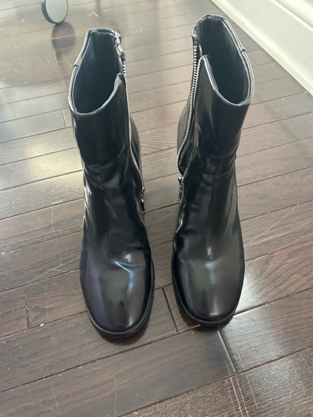 Women's Black Side-Zip Ankle Booties